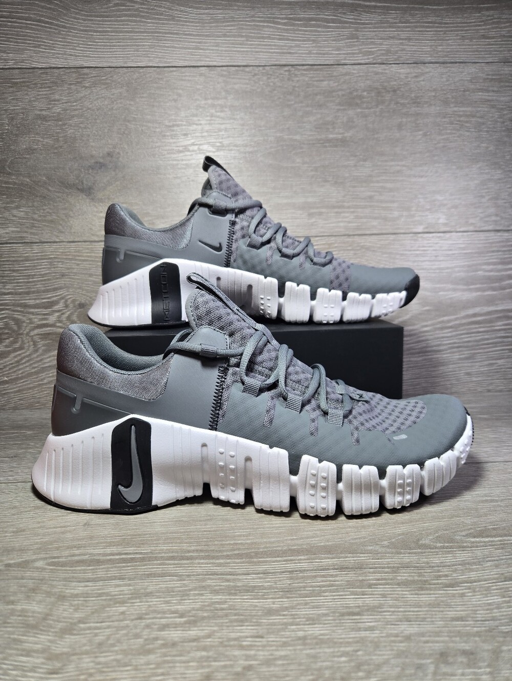 Nike Free Metcon 5 Gym Trainers Smoke Grey / White DV3949-003 Men's 11.5 New